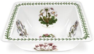 Botanic Garden Square Serving Bowl - White/multi