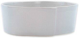 Lastra Large Serving Bowl, Light Gray