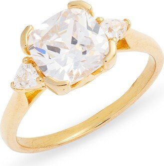 Cubic Zirconia Cushion Ring