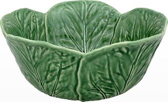 Cabbage 115 oz. Tall Salad Serving Bowl, Green