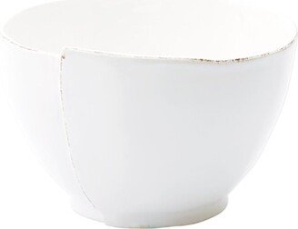 Lastra White Deep Serving Bowl