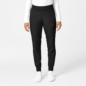 Women' Comfort Wait Cargo Jogger Scrub Pant, Black, M