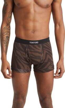 Tiger Stripe Print Boxer Briefs