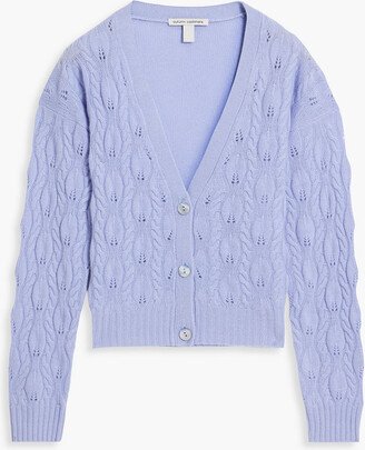 Cable-knit cashmere cardigan-AI