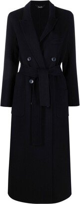 Paltò Double-Breasted Button-Fastening Coat-AA