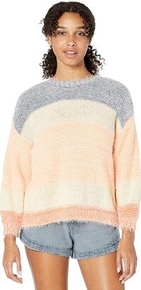 Surf Treehouse Knit Crew (Multi) Women's Clothing