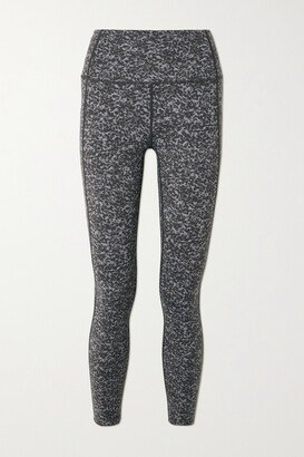 Let's Go Printed Stretch Leggings - Gray