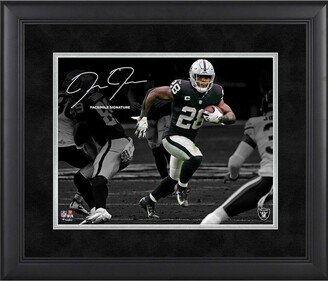 Fanatics Authentic Josh Jacobs Las Vegas Raiders Facsimile Signature Framed 11'' x 14'' Spotlight Photograph