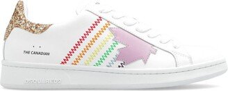 Boxer Contrast-Stitch Low-Top Sneakers