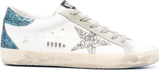 Super-Star embellished leather sneakers
