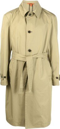 Single-Breasted Trench Coat-AH