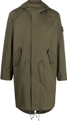 Compass-patch long-sleeved coat-AA