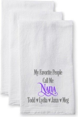 My Favorite People Call Me .../Personalized Kitchen Flour Sack Towel-Name