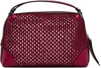 Gianni Chiarini Woven Zipped Crossbody Bag