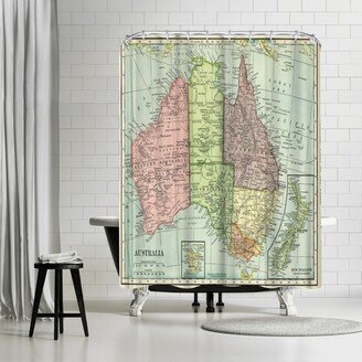 71 x 74 Shower Curtain, Australia by Samantha Ranlet