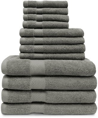 Highly Absorbent 12Pc Egyptian Cotton Towel Set-AI