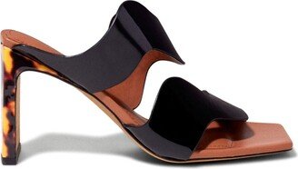 Simkhai Leather Open Toe Mules