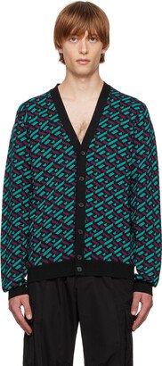 Black La Greca Cardigan