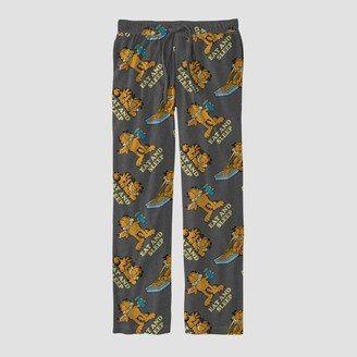 Men's Garfield Fictitious Character Printed Knit Pajama Pants