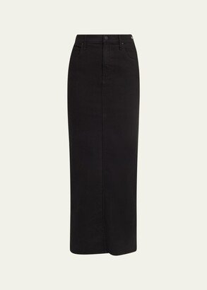 The Flagpole Denim Maxi Skirt