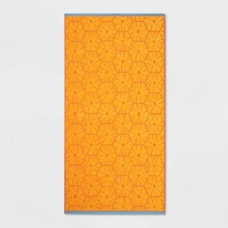 XL Jacquard Pineapple Beach Towel - Sun Squad™