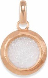 Floating Crystals Charm in Rose Gold