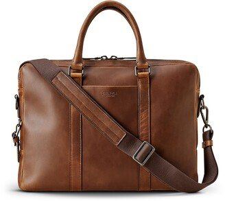 Men's Navigator Leather Laptop Briefcase