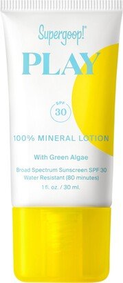 Play 100% Mineral Lotion With Green Algae SPF 30 1 fl oz 30 ml