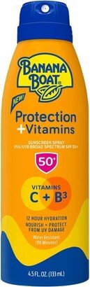 Protect Plus Vitamins Sunscreen Spray - SPF 50 - 4.5 fl oz