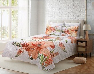 Isla Wildflower Island Floral Ultra-Soft Microfiber Quilt Set