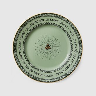 bee dessert plate, set of two