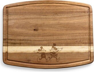 Disney's Mickey Minnie Mouse Ovale Acacia Cutting Board