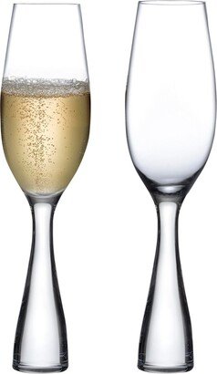 2 Piece Wine Party Champagne Glass, 8.5 oz