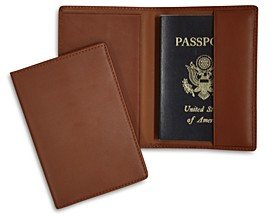 Leather Rfid-Blocking Protective Passport Case