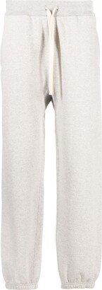 Drawstring-Waist Cotton Track Pants-AB