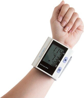 Automatic Wrist Blood Pressure Monitor with Digital LCD Display Screen - Fast BP and Pulse Monitoring and Adjustable Wrist Cuff