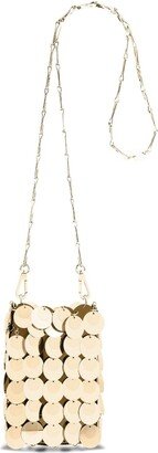 Rabanne mini Sparkle Hobo bag