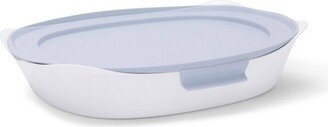 DuraLite Glass Bakeware 2.5qt Glass Bakeware, Baking Dish, Cake Pan, or Casserole Dish with Lid