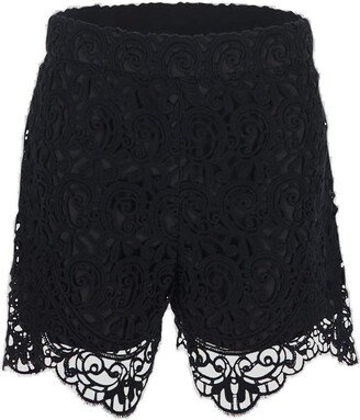 Lace-Detailed Shorts