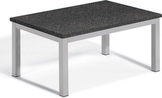 Garden Travira Lite-Core Granite Charcoal Coffee Table with Powder Coated Aluminum Frame