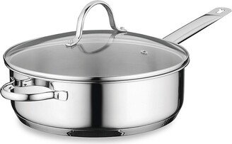 Essentials Comfort 3.4-Quart Stainless Steel Covered Deep Skillet