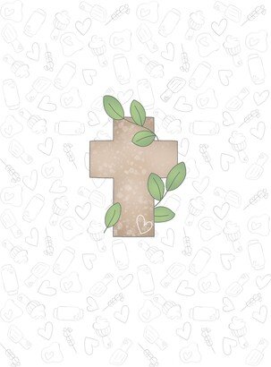 Classic Greenery Cross 2022 Cookie Cutter