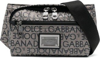 Logo-print belt bag-AY