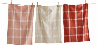 tagltd Endless Summer Check Dish Towel Set of 3