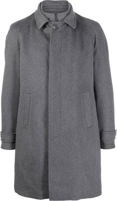 Concealed-Fastening Layered Coat