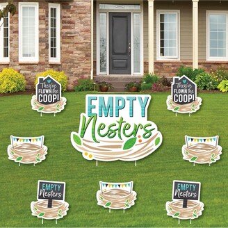 Big Dot Of Happiness Empty Nesters - Outdoor Lawn Decorations - Empty Nest Party Yard Signs - 8 Ct