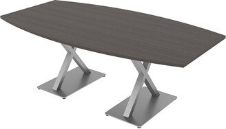 Skutchi Designs, Inc. 7Ft Boat Shaped Conference Table With X Bases Power And Data Unit