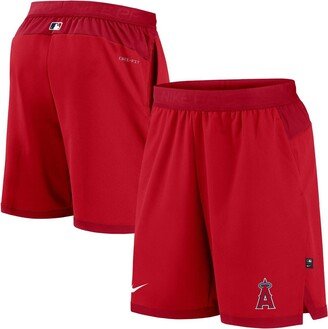 Men's Red Los Angeles Angels Authentic Collection Flex Vent Performance Shorts