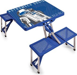 Oniva by Star Wars R2-D2 Picnic Table Portable Folding Table with Seats