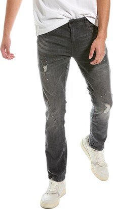 Grey Slim Straight Jean